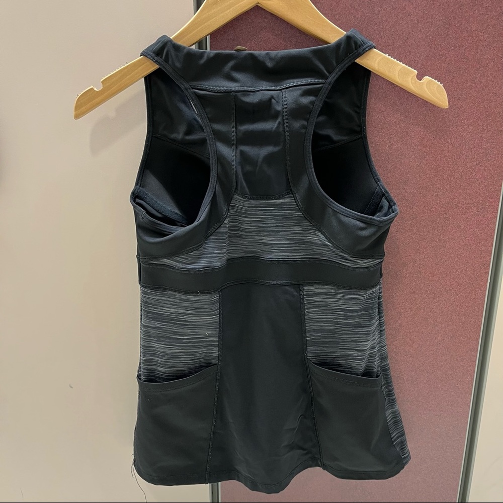 athleta workout top size small black